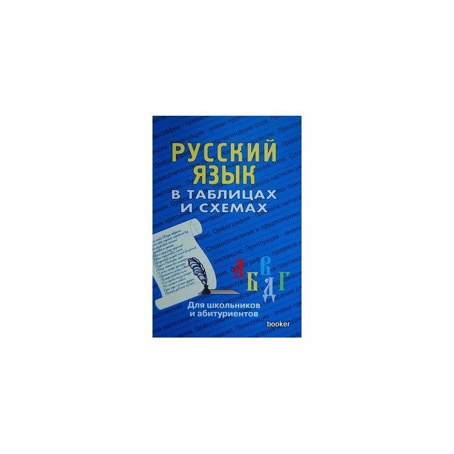 Русский язык в таблицах и схемах