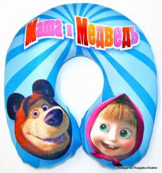 Антистресс-подушка для шеи "Маша и Медведь" - 2602/ГЛ