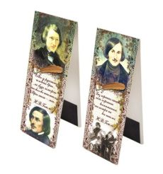 Закладка книжная "Гоголь", 35x95 мм