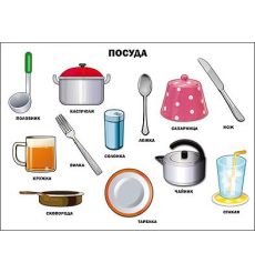 Плакат. Посуда