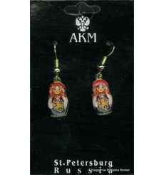 Серьги Матрешки