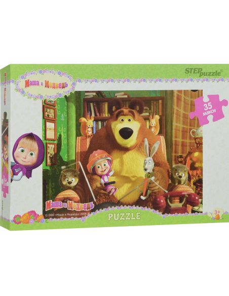 Puzzle - 35 maxi "Маша и Медведь"