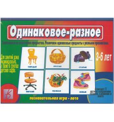 Игра "Одинаковое-разное"