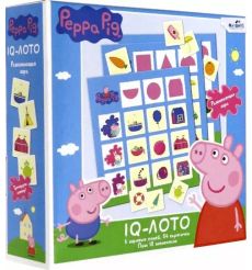 Свинка Пеппа. Настольная игра. IQ-лото