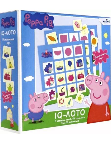 Свинка Пеппа. Настольная игра. IQ-лото