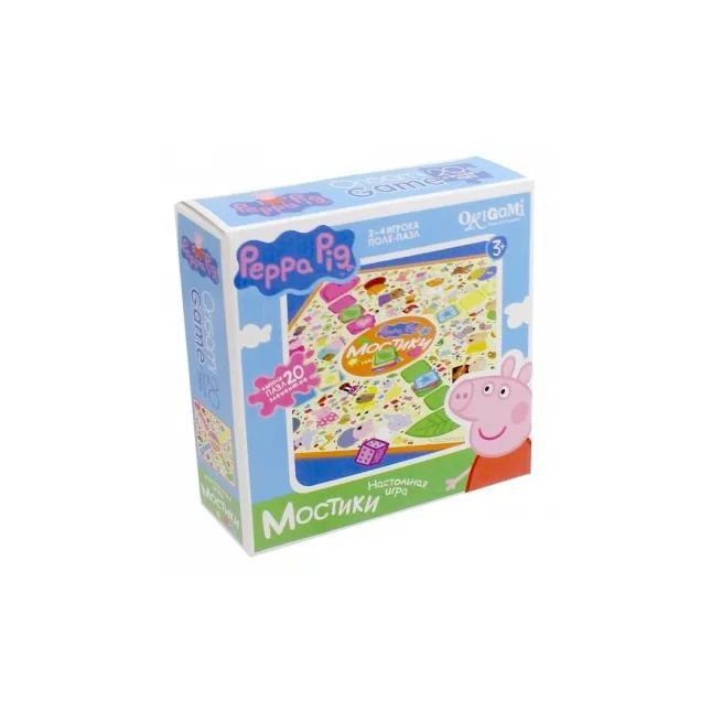 Peppa Pig. Настольная игра + пазл "Мостики"