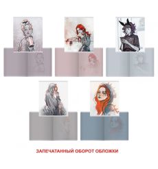 Тетрадь MadnessMalina, 48 листов, клетка, в ассортименте 2