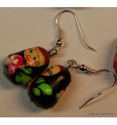 Серьги Матрешка