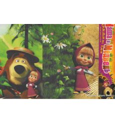 Переводки на ткань "Маша и Медведь" 2