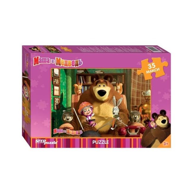 Puzzle - 35 maxi "Маша и Медведь"